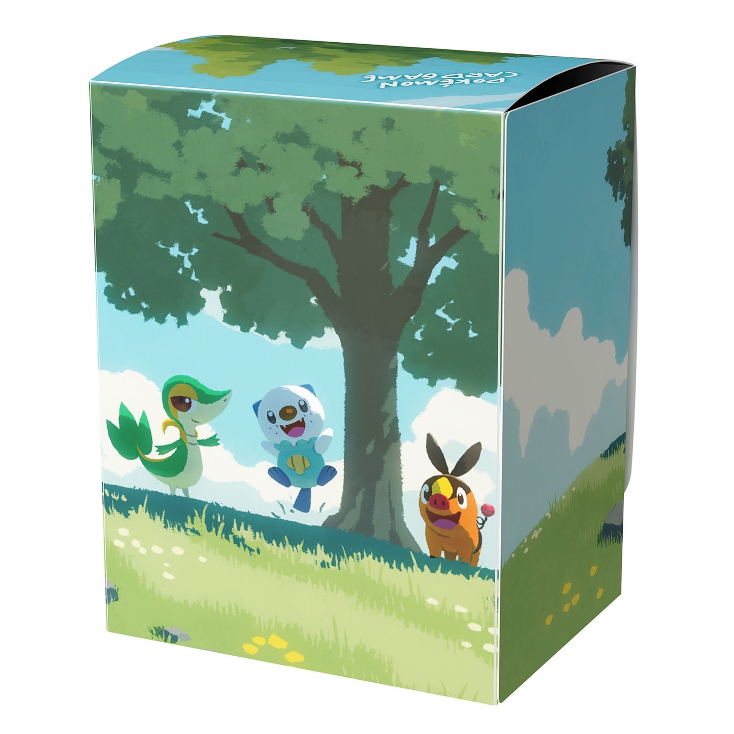 Pokémon Center Japan Exclusive Snivy, Tepig & Oshawott Deck Box – BW Starter Trio Design