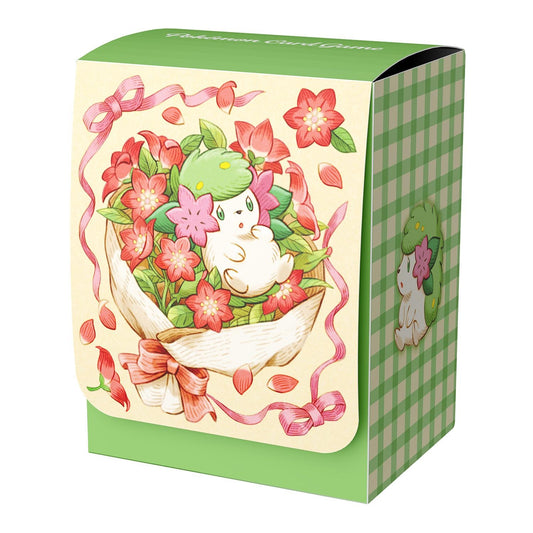 Pokemon Center Japan Exclusive Deck Box Shaymin Flower Bouquet Deck Box