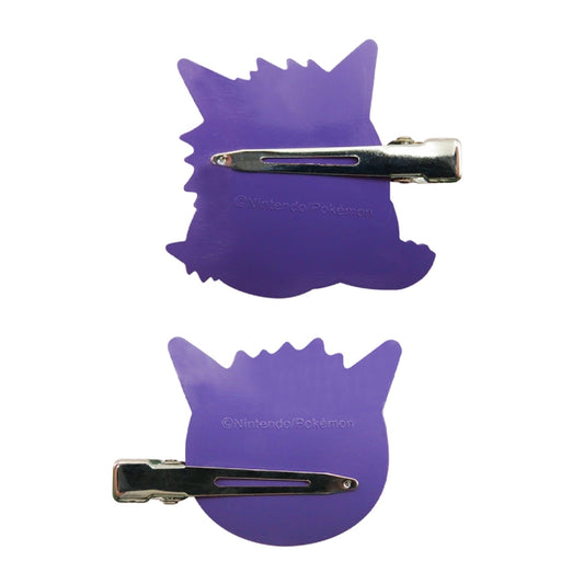 Pokémon Center Japan Exclusive Gengar Hair Clip Set – 2 Pieces