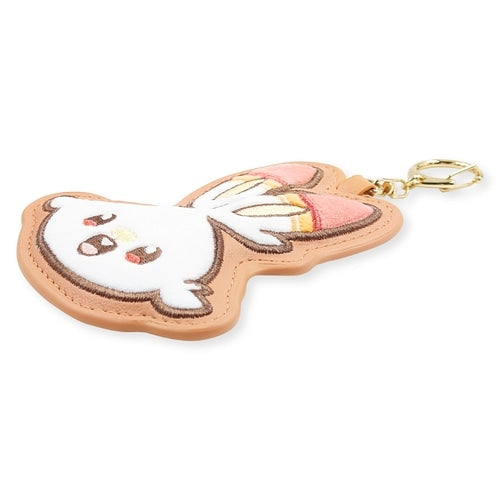 Pokémon Center Japan Exclusive Scorbunny Fluffy Faux Leather Keychain