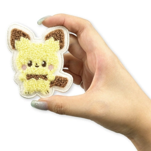 Pokémon Center Japan Exclusive Fuzzy Pichu Embroidered Pin