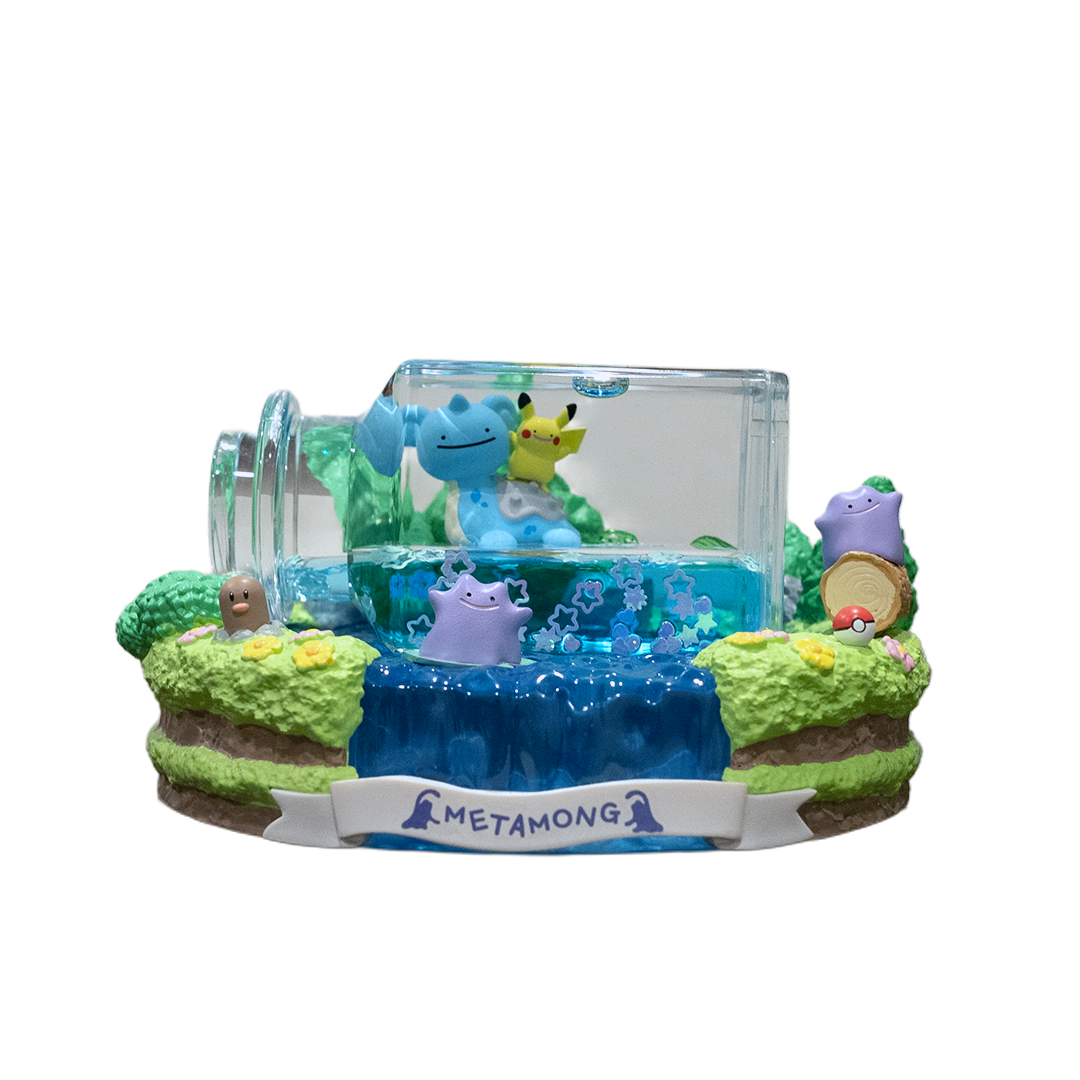 Pokemon Korean Exclusive Waterball Figure METAMONG Ditto, Lapras & Pikachu Series