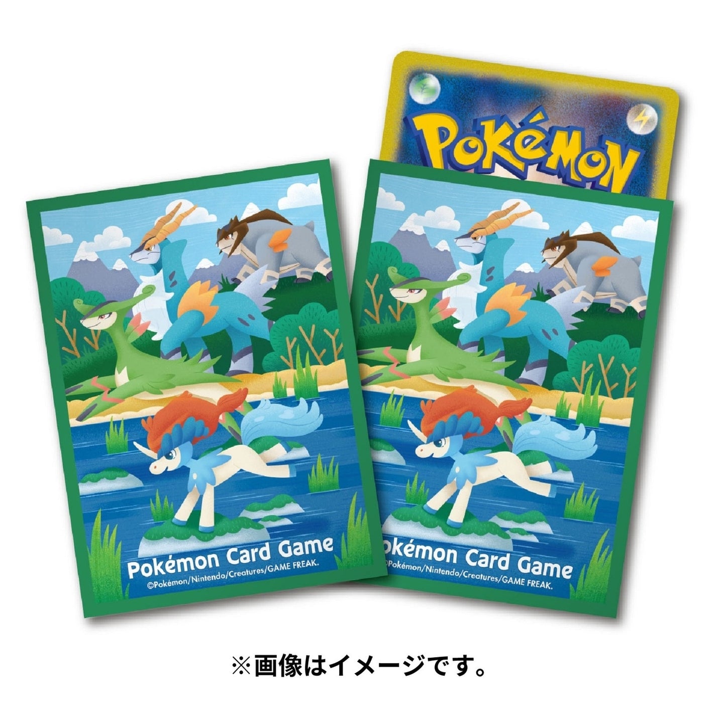 Pokémon Center Japan Exclusive Card Sleeves – Swords of Justice & Keldeo