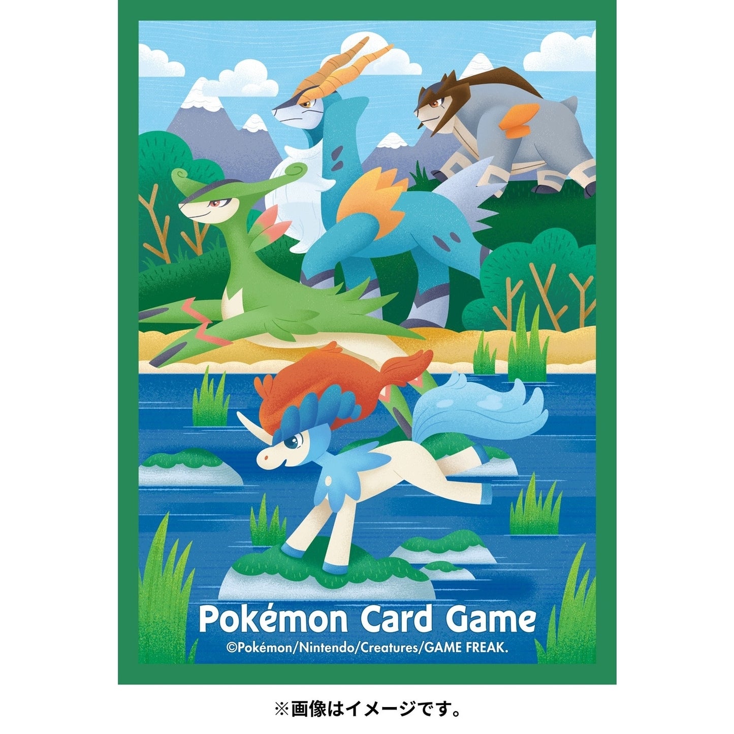 Pokémon Center Japan Exclusive Card Sleeves – Swords of Justice & Keldeo