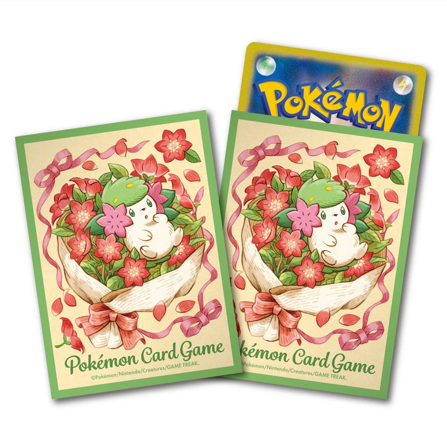 Pokémon Center Japan Exclusive Card Sleeves – Shaymin Flower Bouquet