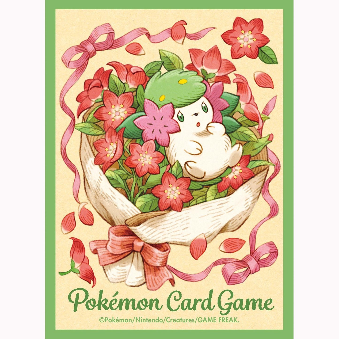 Pokémon Center Japan Exclusive Card Sleeves – Shaymin Flower Bouquet
