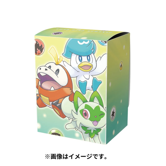 Pokémon Center Japan Exclusive Sprigatito, Fuecoco & Quaxly Deck Box – Paldea Starter Trio Design