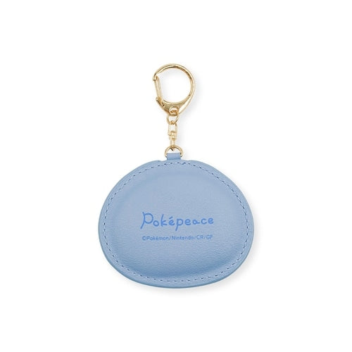 Pokémon Center Japan Exclusive Poképeace Piplup Embroidered Face Keychain – Soft Leather Tag
