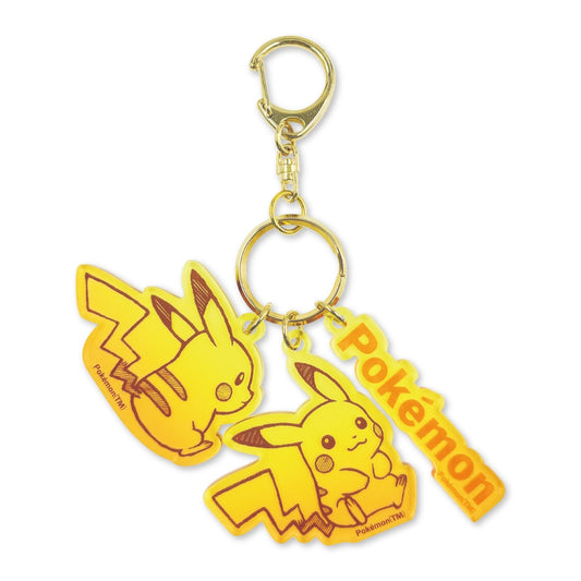 Pokémon Center Japan Exclusive Pikachu Duo Acrylic Keychain