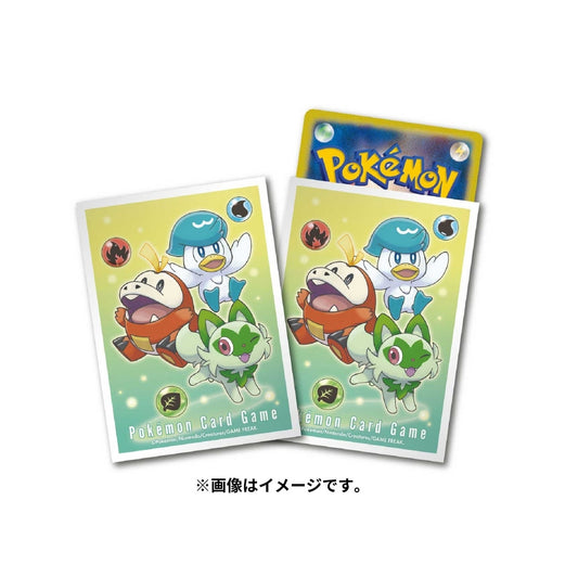 Pokémon Center Japan Exclusive Sprigatito, Fuecoco & Quaxly Card Sleeves