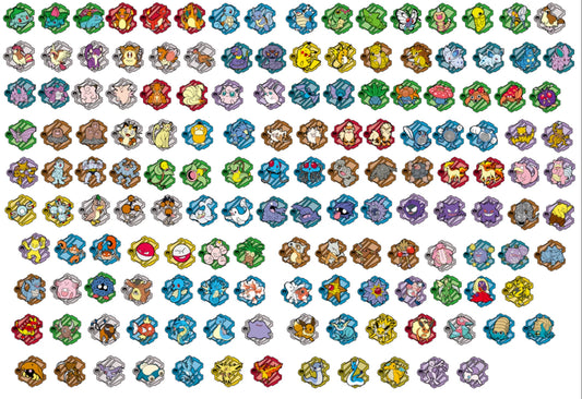 Pokemon Fridge Magnet Set Contain 151 Journey Pack Simplified Chinese Edition Includes 1 Fridge Magnet & 1 Standard Pack of 151 Characters