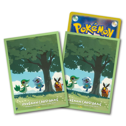 Pokémon Center Japan Exclusive Card Sleeves - Snivy, Tepig & Oshawott